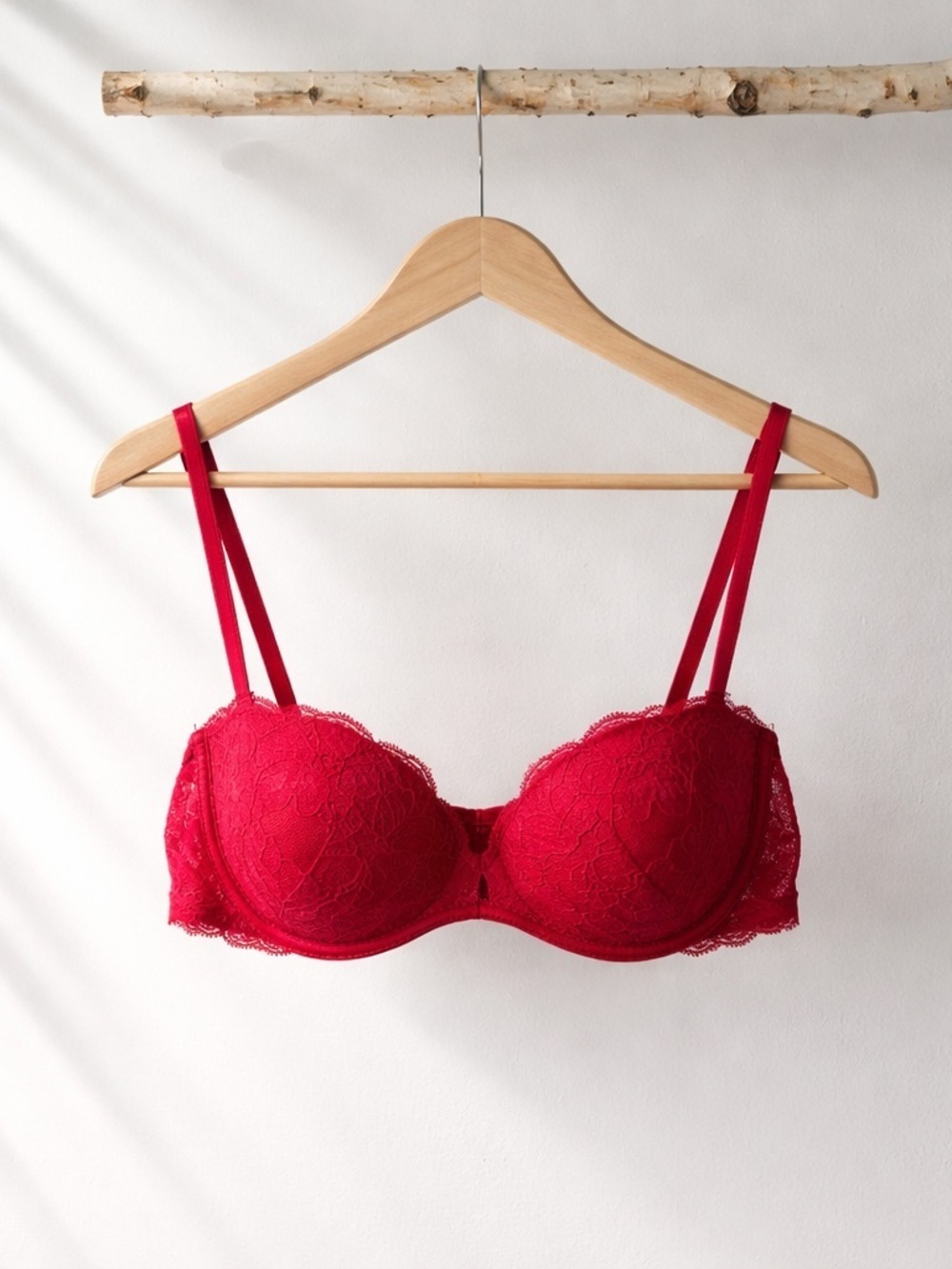 La SENZA Vibrant Red Lace Bra | 36B